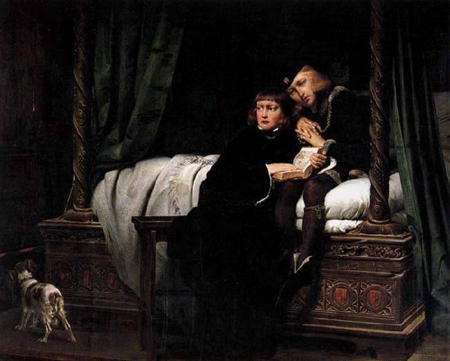 Paul Delaroche The Death of the Sons of King Edward in the Tower Sweden oil painting art